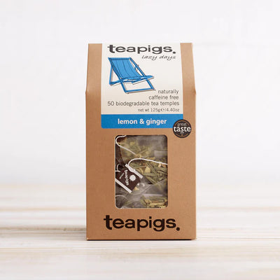 teapigs - lemon & ginger - 50 biodegradable bags